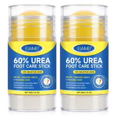 Mcukv Urea Cream Stick in application mode treating dry skin on feet