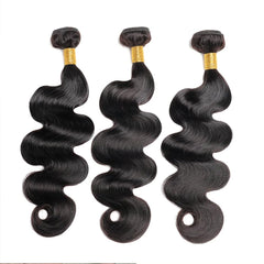 MDL 12A Body Wave Bundles unprocessed Brazilian hair with natural texture