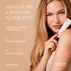 MDSolarSciences Mineral BB Creme application steps show easy primer or tint use.