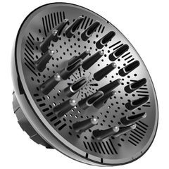 Meborll hair diffuser highlighting universal size compatibility for a seamless fit and curl definition