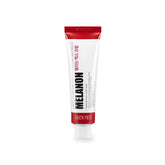 MEDI-PEEL Melanon X Cream bottle close-up for brightening benefits.