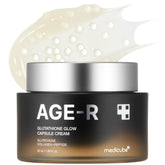Medicube AGE-R Glutathione Glow Cream jar promises instant radiance and deep hydration.