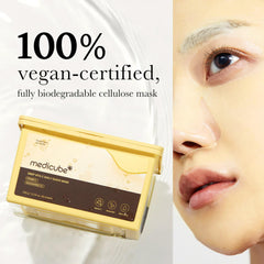 Medicube Deep Vita C Daily Sheet Mask Texture — silky hydration support