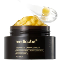 Medicube Deep Vitamin C Golden Cap Bottle for daily glow and hydration