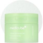 Medicube Exosome CICA Tea Tree Toner Pad closeup highlights calming hydration for sensitive skin.