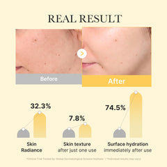 Medicube Kojic Acid Turmeric Gold Jelly Mask color-change detail signals absorption
