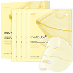 Medicube Kojic Acid Turmeric Gold Jelly Mask packaging close-up for overnight care