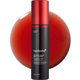 medicube Red Body Peeling Shot bottle front view showing easy exfoliation for smoother skin.