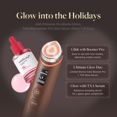 Medicube TXA Serum close-up bottle highlights hydrating formula for layered skincare