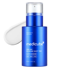 Medicube Zero Exosome Shot bottle pump for controlled application and even skin coverage.
