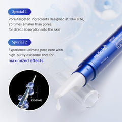 medicube Zero Exosome Shot tingling application demonstrates refreshing first-step skincare