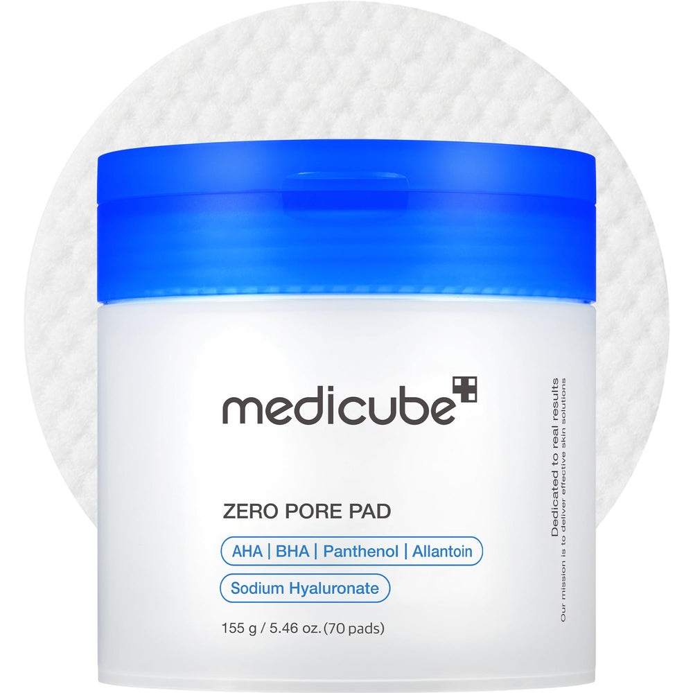 Medicube Zero Pore Pads 2.0 packshot for daily exfoliation and pore care.