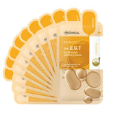 Mediheal EGT Ampoule Mask packaging highlights sustainable design for eco-conscious routines.