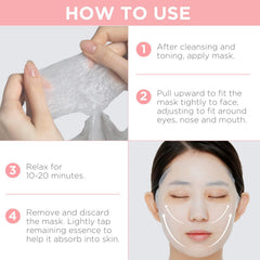 Mediheal Essential HERO 30 Pack Madecassoside mask calms blemishes and soothes skin.