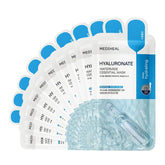 Mediheal Hyaluronate Watermide mask packaging with FSC-certified eco-design.