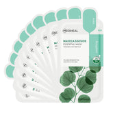 Mediheal Madecassoside mask pack 10 sheets for calming hydration.