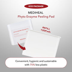 Mediheal Phyto Enzyme Peeling Pad with LHA and papaya enzymes for gentle exfoliation