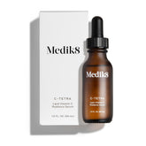 Medik8 C-Tetra bottle front view, showcasing daily hydration for balanced skin.