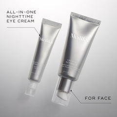 Medik8 Crystal Retinal Eye 6 hyaluronic spheres visibly plump fine lines around the eye.