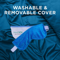 MEDIVIZ Warm Compress Eye Mask freezer-safe design supports cooling relief for sinus comfort