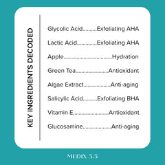 Medix 5.5 fragrance-free dermatologist-tested label signals skin-safety