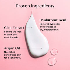 Medix 5.5 Hyaluronic Acid Cream applied on skin for plump look