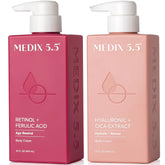 Medix 5.5 Retinol Body Lotion bottle for firming hydration