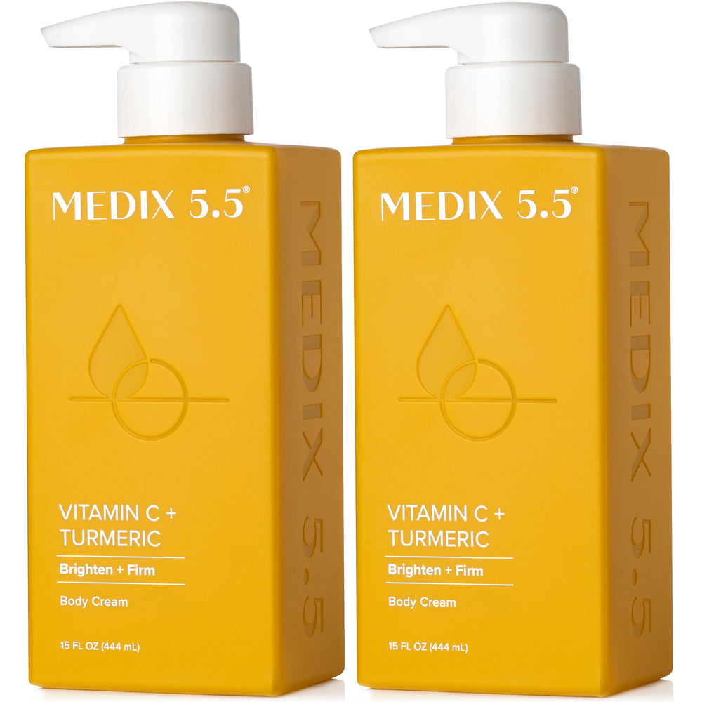 Medix 5.5 Vitamin C Cream bottle front showing brightness and hydration.