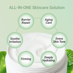 Meebak Cica Cream packaging on vanity for daily use