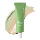 Meebak Cica Redness Solution Cream packaging shows calming redness-relief branding