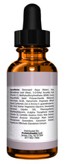 Meera's Beauty vitamin c serum ingredients list highlights organic vegan components