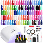 MEFA 72W LED lamp for quick, even curing during at-home manicures.
