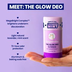 Megababe Daily Deodorant Glow Deo texture close-up smooth glide without tugging