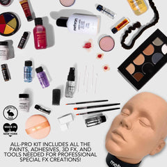 Mehron 8-color cream makeup palette offers versatile character tones