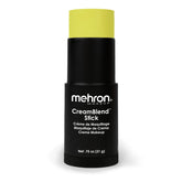 Mehron CreamBlend Stick Ogre Green application shows bold cosplay-ready color