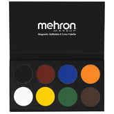 Mehron Paradise FX 8-color basic palette shown for versatile on-set color blending