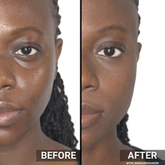 Mehron Skin Prep Pro mattifying toner in use on skin for a matte finish.