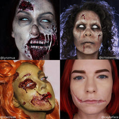 Mehron SFX kit tools and brushes for precise cosmetic effects