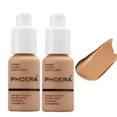 Meifen Phoera Foundation bottle closeup showing smooth matte finish