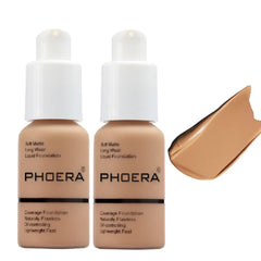 Meifen Phoera Foundation bottle closeup showing smooth matte finish
