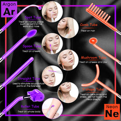 Meifuly high-frequency wand in hand for on-the-go skincare routines.