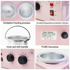 Meigons wax warmer auto temperature control ensures safe, steady heating.