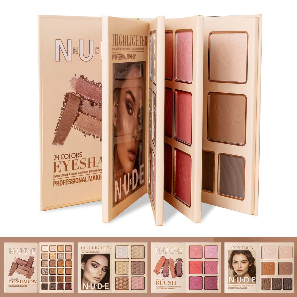 MeiPlumLai book-palette cover for portable makeup inspiration.