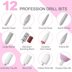 MEKK Nail Drill in use on cuticles for precise detail work