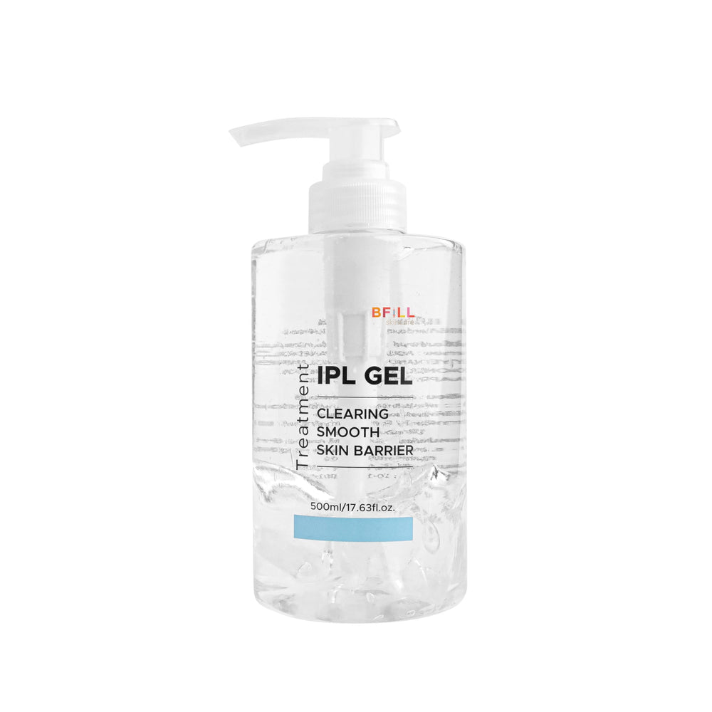 Meko Clinic cooling gel bottle delivers cooling comfort during laser sessions