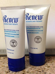 Melaleuca Renew Intensive Skin Therapy Lotion 1oz pack bottle for dry skin relief and travel.