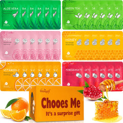 Meleell face mask honey hydration sheet for radiant skin.