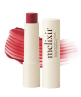 Melixir lip butter 12-colors tube delivers vibrant, sheer hydration for daily lip care.
