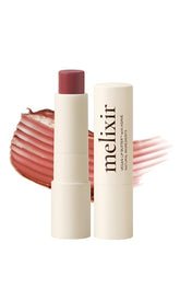 Melixir vegan lip butter Nudy Rose swatch delivers sheer color and instant hydration