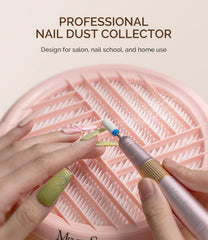 MelodySusie compact nail dust collector back view highlights steady performance with cool operation